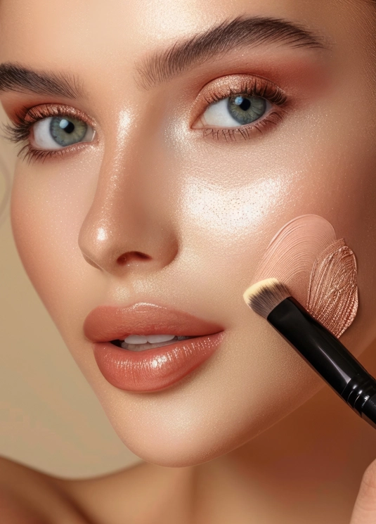 Correction précise du grain de peau